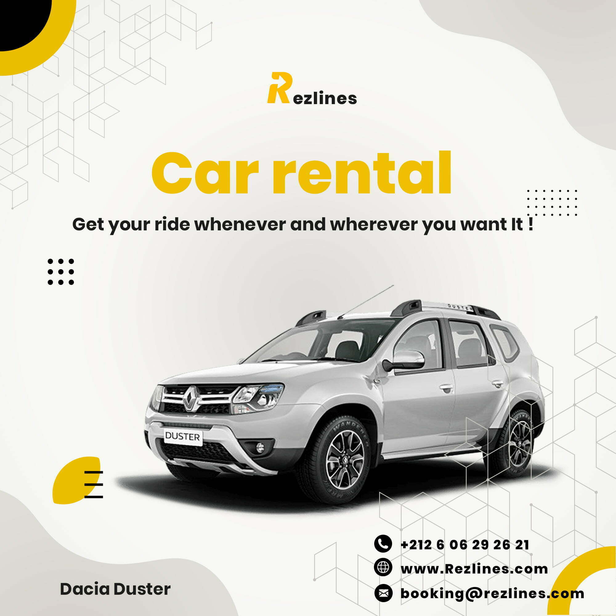 car rental marrakech morocco dacia duster new 7