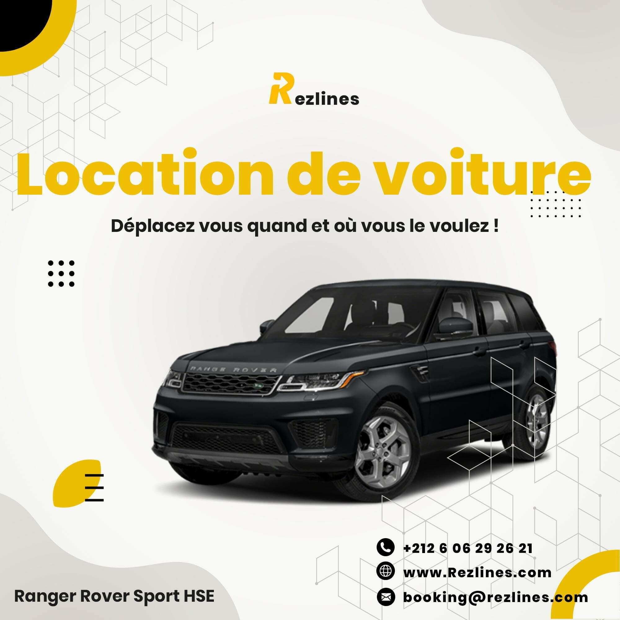 car rental marrakech morocco land rover range rover sport hse 7