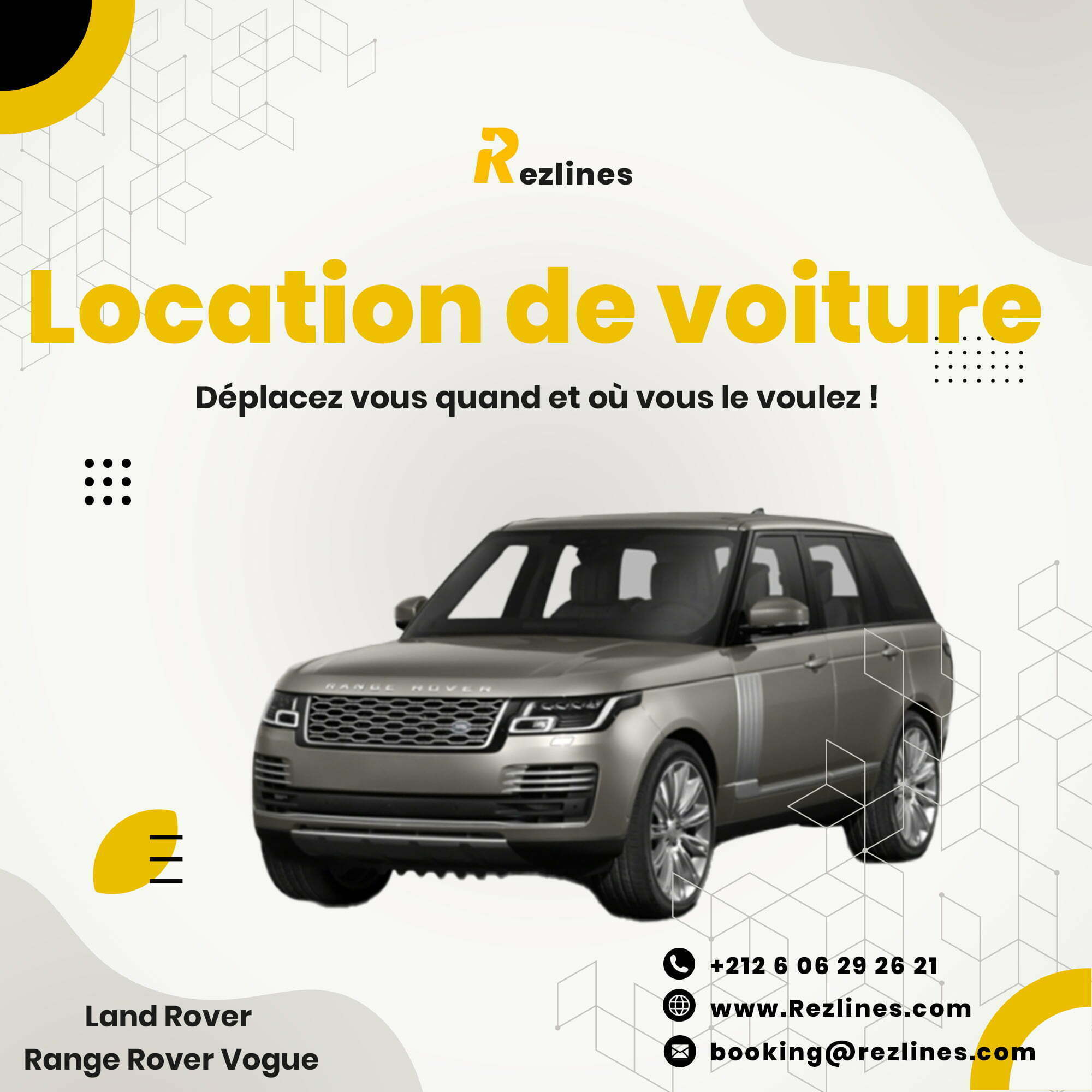 car rental marrakech morocco land rover range rover vogue 7