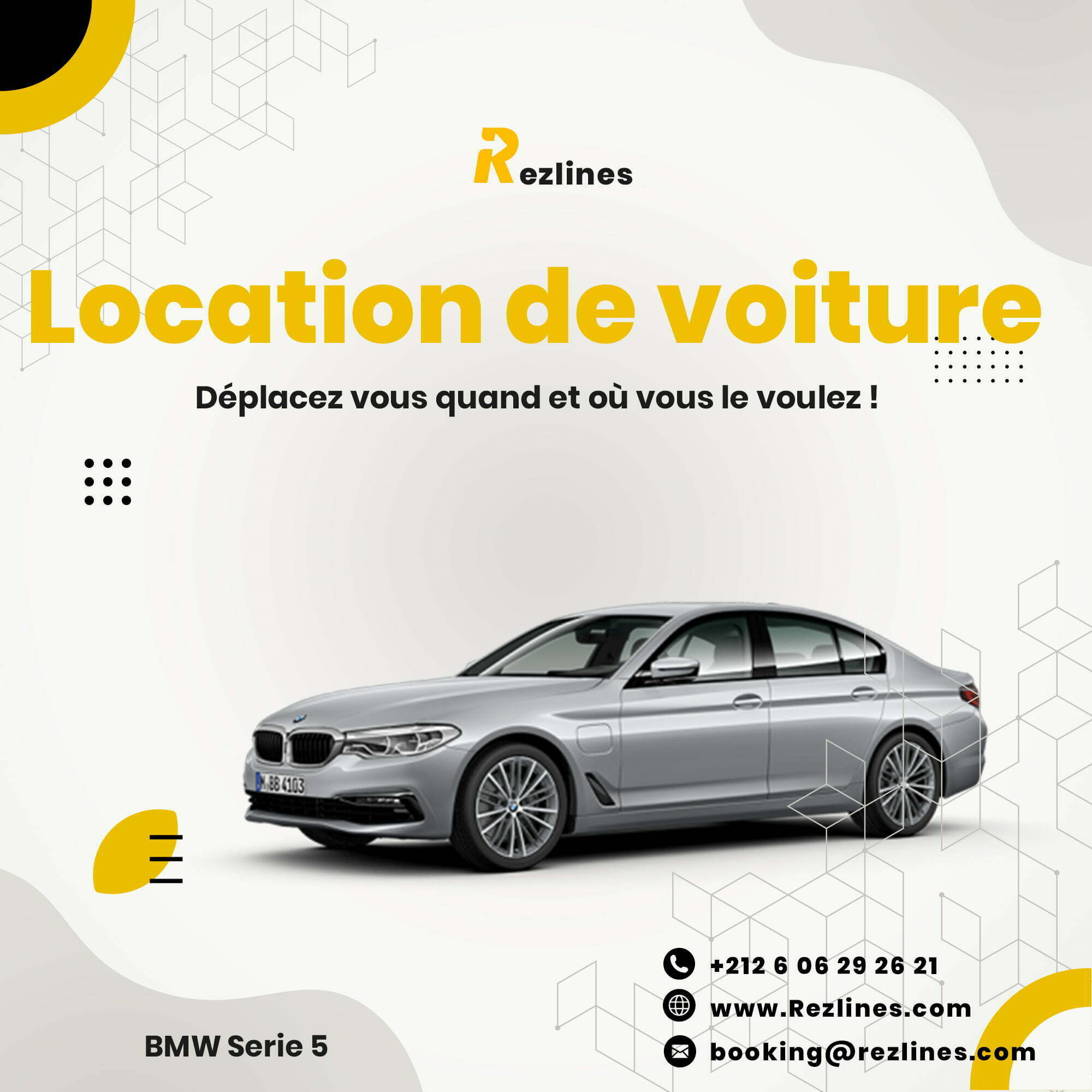 car rental marrakech morocco bmw serie 5 7