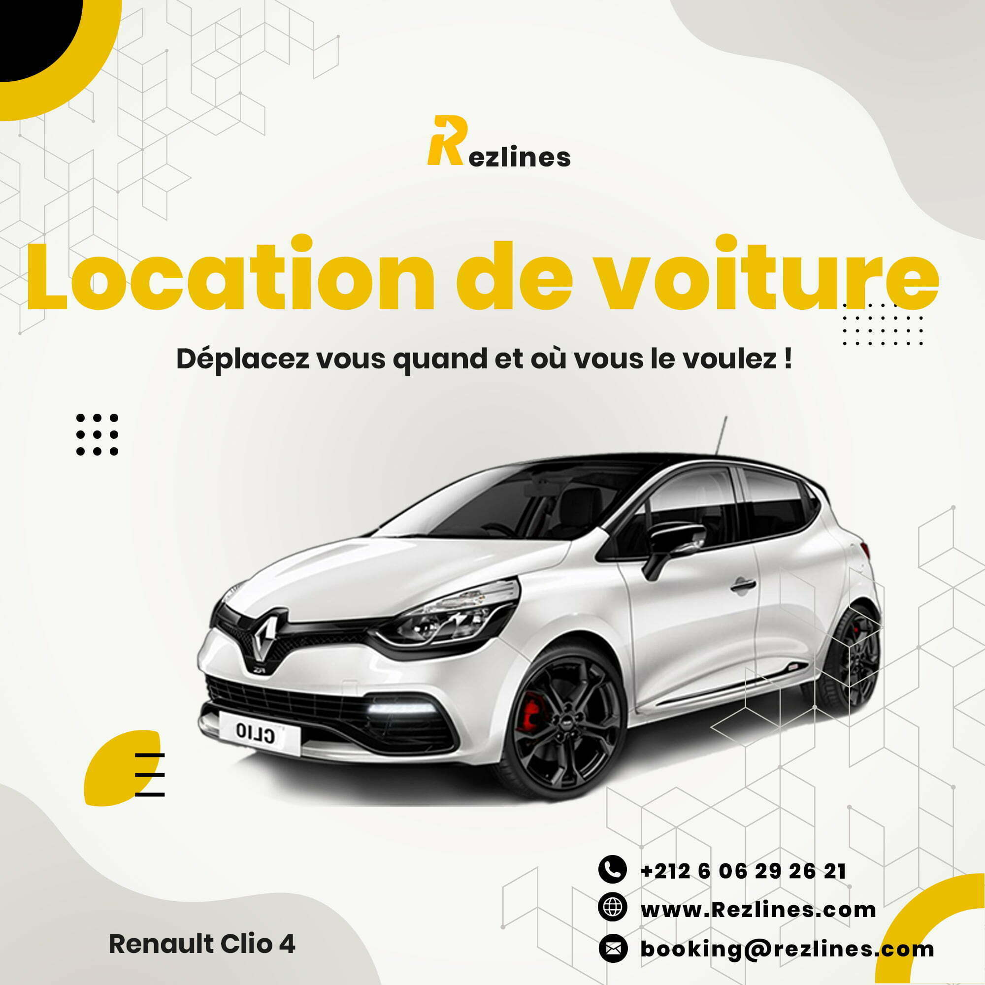 car rental clio 4