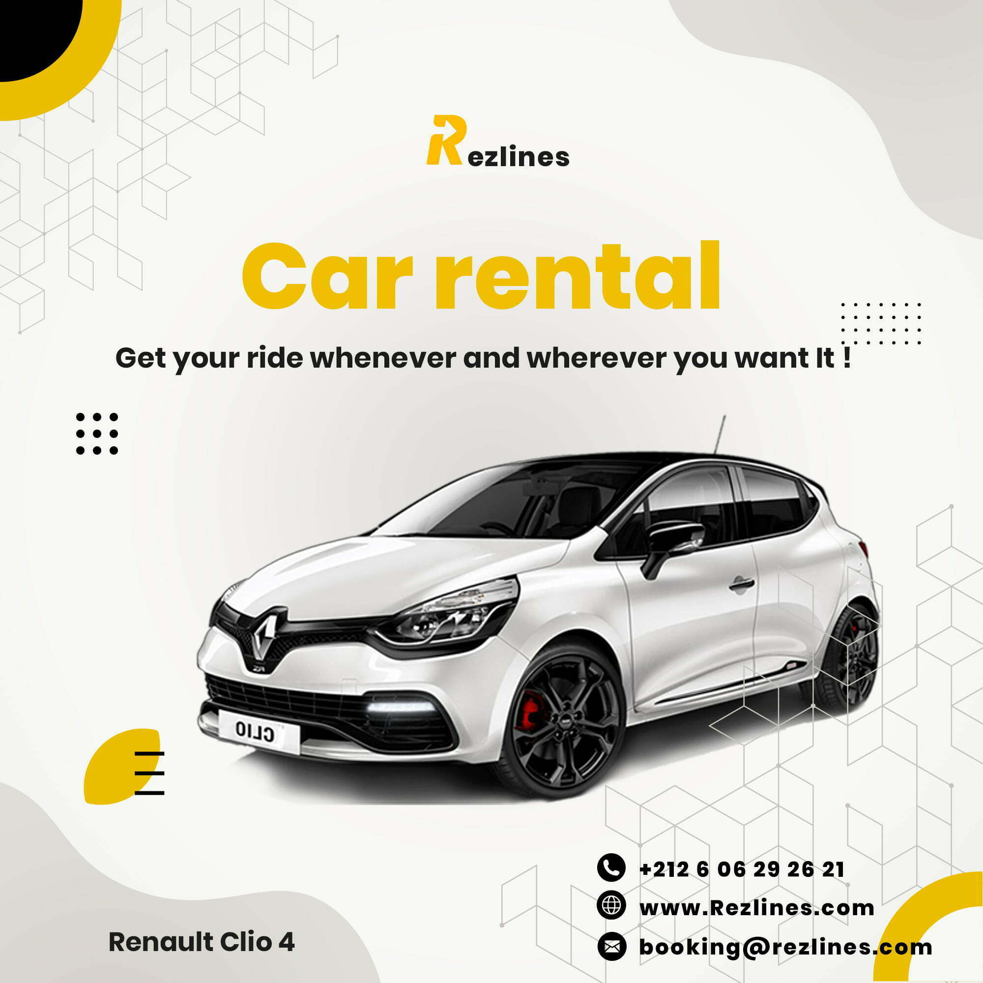 car rental clio 4