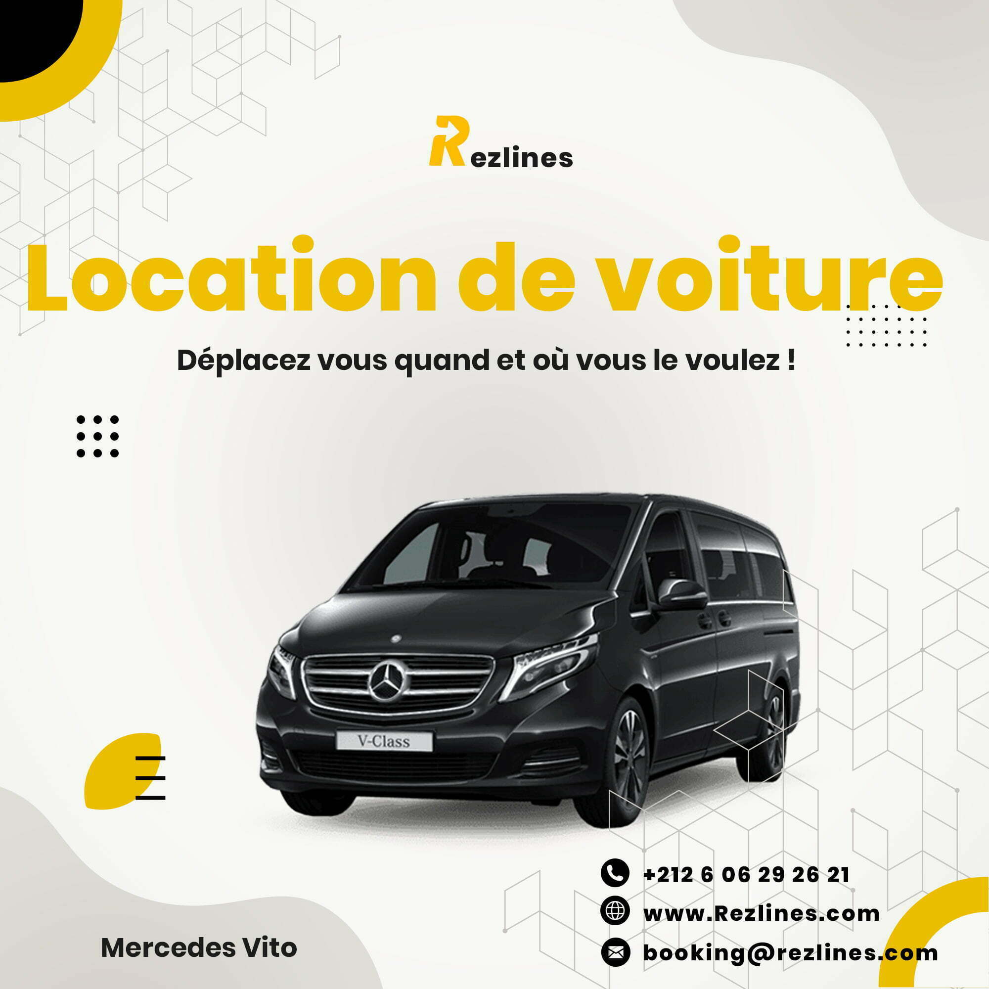 car rental marrakech morocco mercedes vito 7