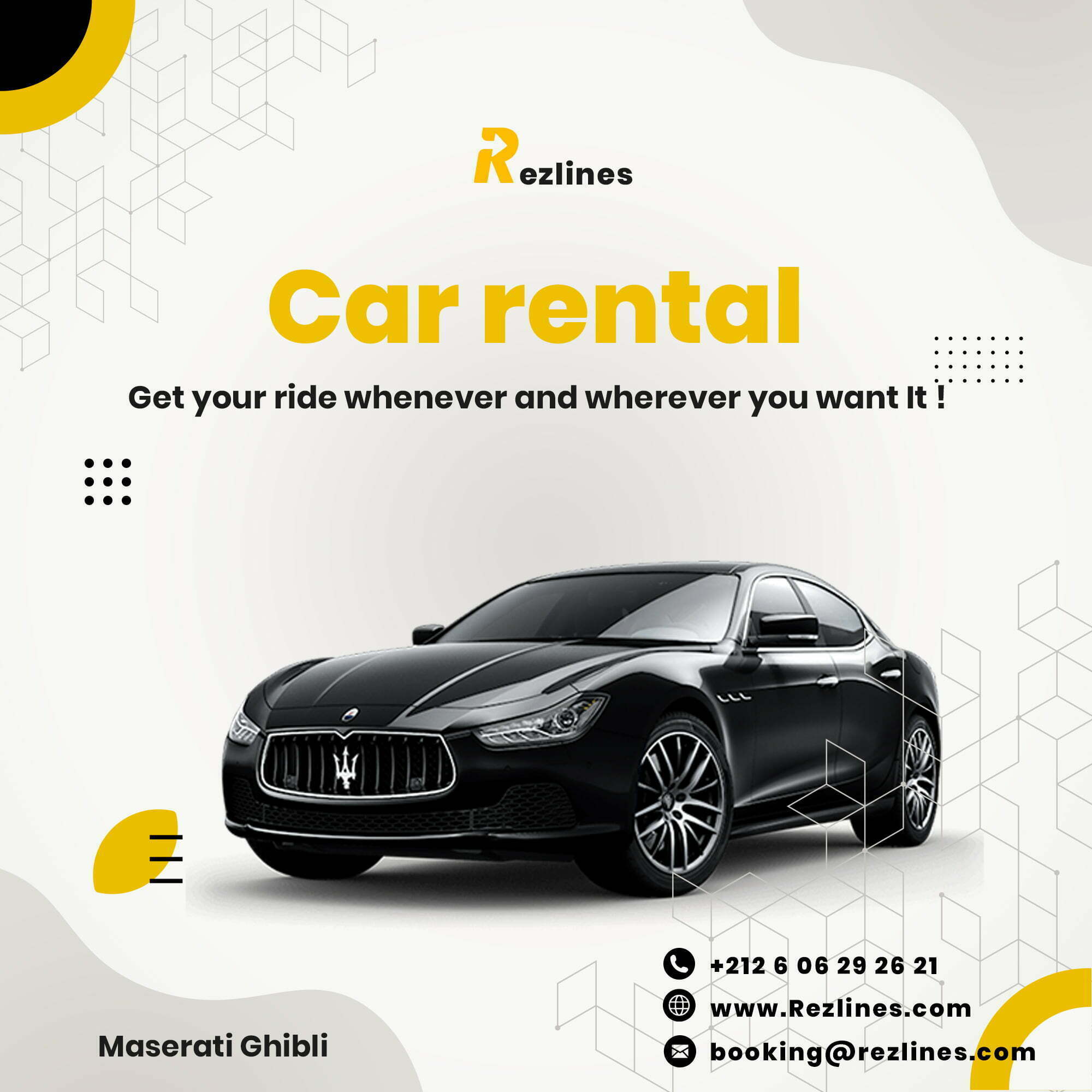 car rental marrakech morocco maserati ghibli 7