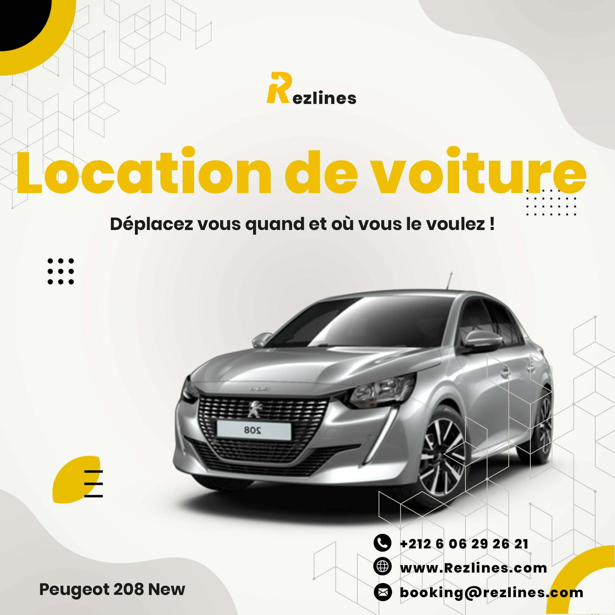 car rental marrakech morocco peugeot 208 new 7