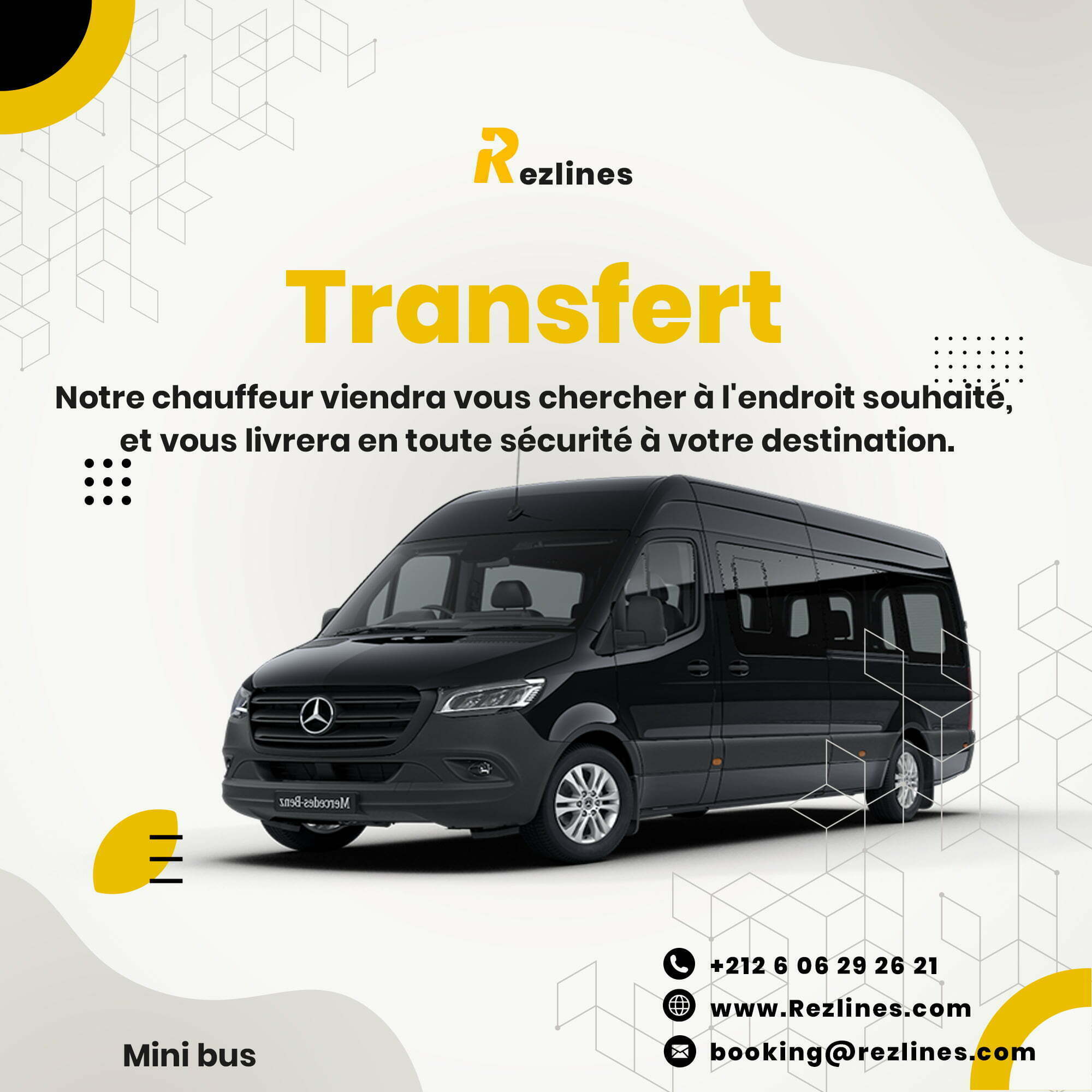 RENTAL CAR MARRAKECH MOROCCO Transfer mini bus